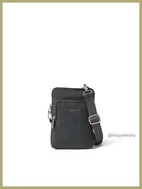 Baggallini Securtex Anti-theft Activity Crossbody Bag with RFID Blocking,